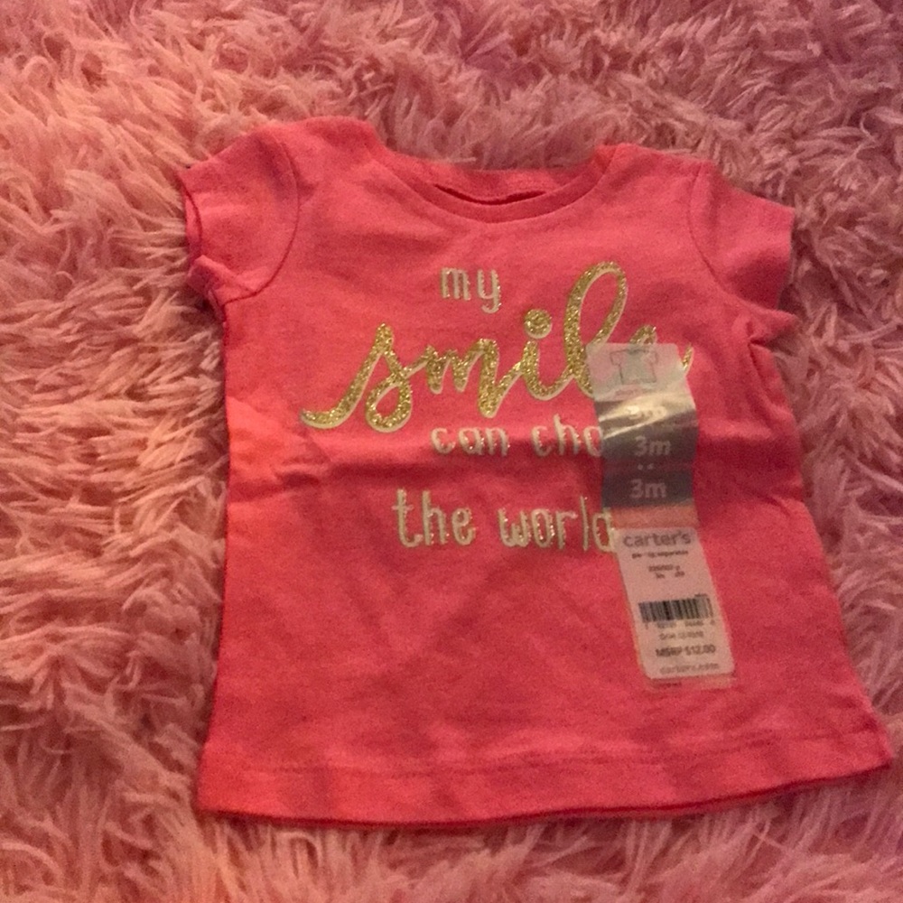 Carter’s baby girl shirt
